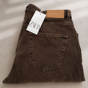 zara straight fit denim