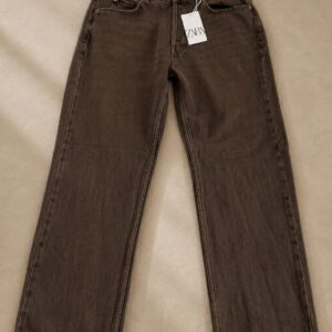 zara straight fit denim